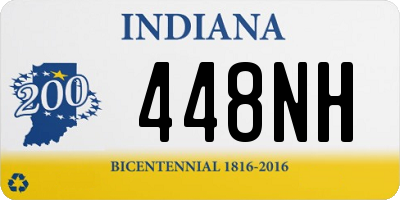 IN license plate 448NH