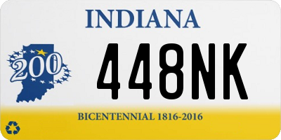 IN license plate 448NK