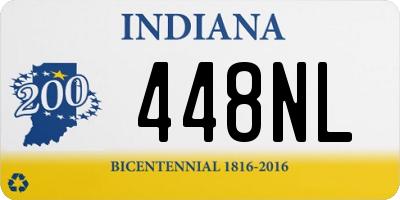 IN license plate 448NL