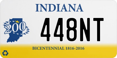 IN license plate 448NT