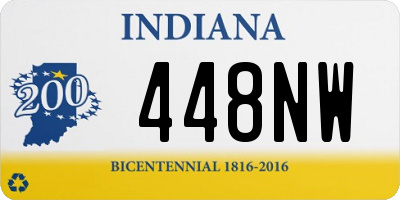 IN license plate 448NW