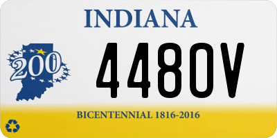 IN license plate 448OV