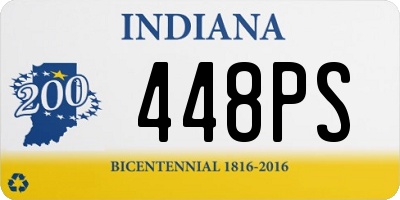 IN license plate 448PS