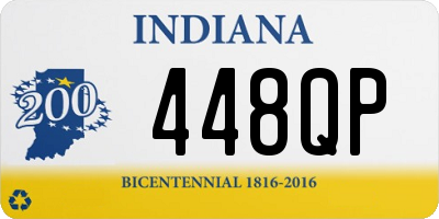 IN license plate 448QP