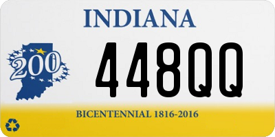 IN license plate 448QQ