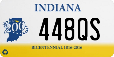 IN license plate 448QS