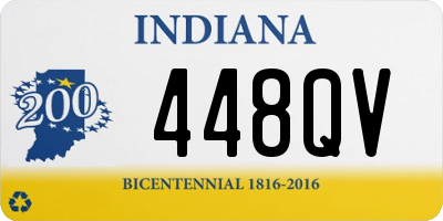 IN license plate 448QV