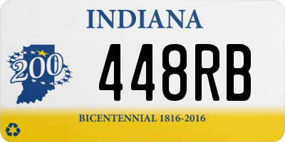 IN license plate 448RB