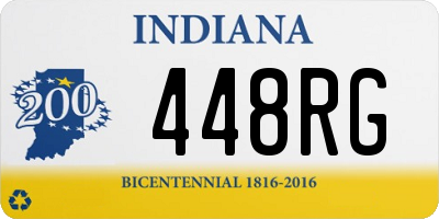 IN license plate 448RG