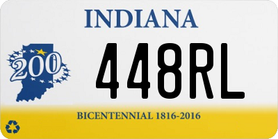 IN license plate 448RL