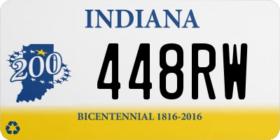IN license plate 448RW
