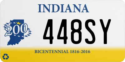 IN license plate 448SY