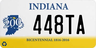 IN license plate 448TA