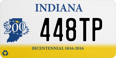 IN license plate 448TP