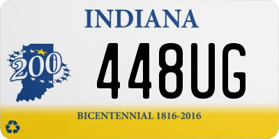 IN license plate 448UG