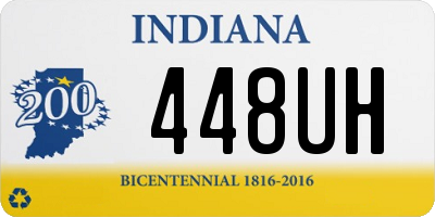IN license plate 448UH