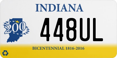 IN license plate 448UL