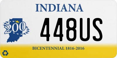 IN license plate 448US