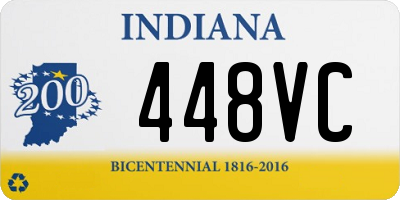 IN license plate 448VC