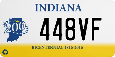 IN license plate 448VF