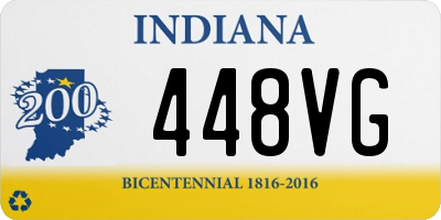 IN license plate 448VG