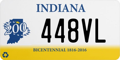 IN license plate 448VL