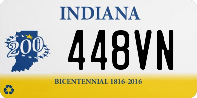 IN license plate 448VN