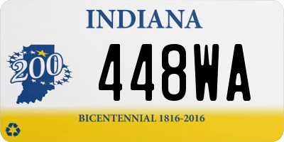 IN license plate 448WA