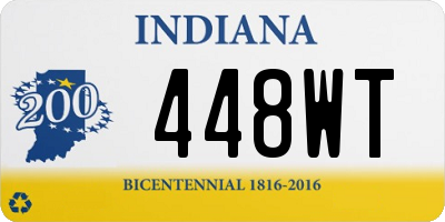 IN license plate 448WT