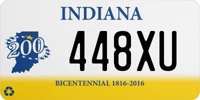 IN license plate 448XU