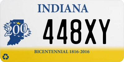 IN license plate 448XY