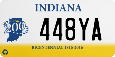 IN license plate 448YA