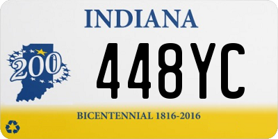 IN license plate 448YC