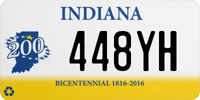 IN license plate 448YH