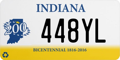 IN license plate 448YL