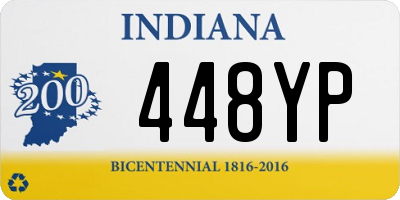 IN license plate 448YP