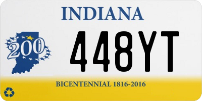 IN license plate 448YT