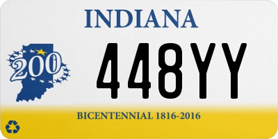 IN license plate 448YY