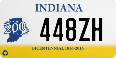 IN license plate 448ZH