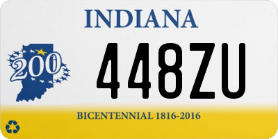 IN license plate 448ZU