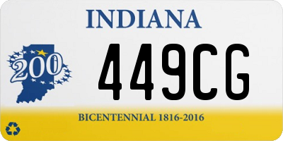 IN license plate 449CG