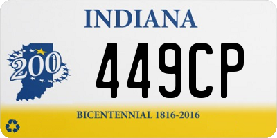 IN license plate 449CP