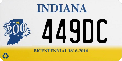 IN license plate 449DC