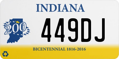 IN license plate 449DJ