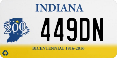 IN license plate 449DN