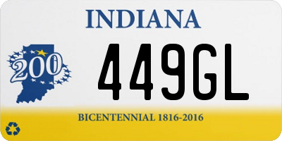 IN license plate 449GL
