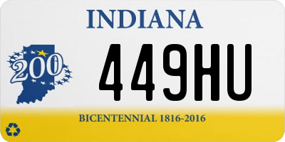 IN license plate 449HU