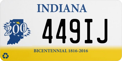 IN license plate 449IJ