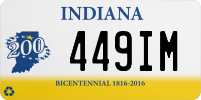 IN license plate 449IM