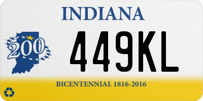 IN license plate 449KL